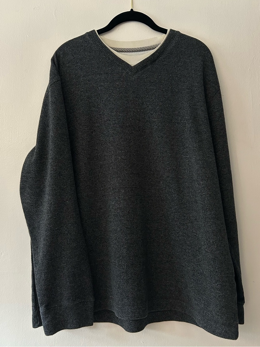 Layered V neck Thermal
